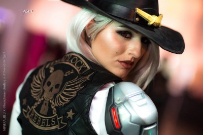 Официальный косплей Эш, нового героя Overwatch