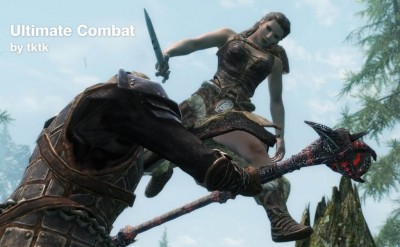 Мод для Skyrim пересматривает боевую механику игры