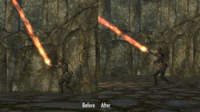 Мод для Skyrim пересматривает боевую механику игры