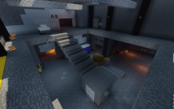 В Minecraft воссоздали карту Vertigo из CS:GO