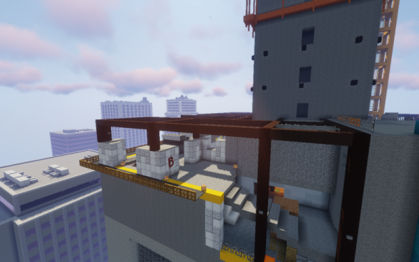 В Minecraft воссоздали карту Vertigo из CS:GO